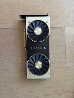 Nvidia Titan RTX 24GB GDDR6 PCI Express 3.0 x16 Video Graphics Card