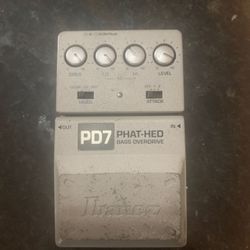 Ibanez PD7 bass overdrive