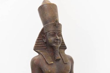 15.5" Resin Statue of Egyptian King Senusret III