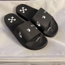 Black  Sliders OFFWHITE 
