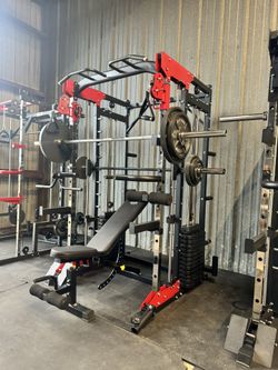 Flash F20 Combo Smtih Machine New in the Box ✅📦 Weght, weight stack , bench and barbell