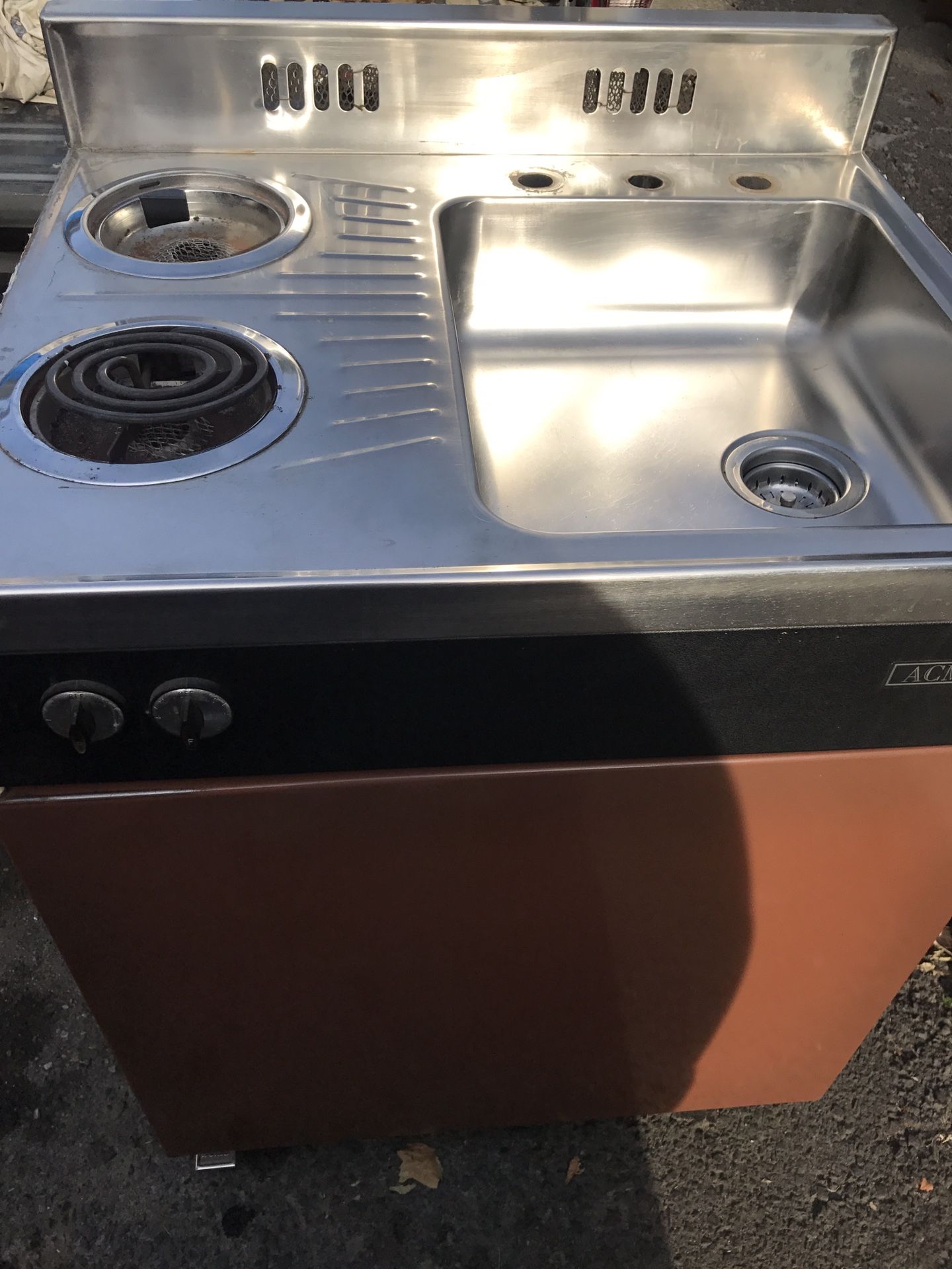 Fridge sink stove combo from a RV