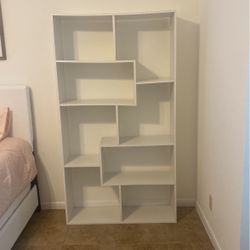 White Bookshelf 