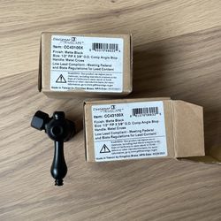 1/2” Angle Stop (decorative Toilet Water Valve)