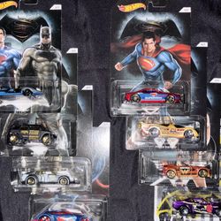 Complete Batman Set Hotwheels 