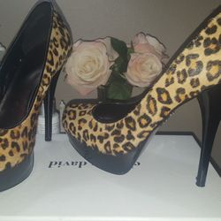 Vintage Leopard Heels