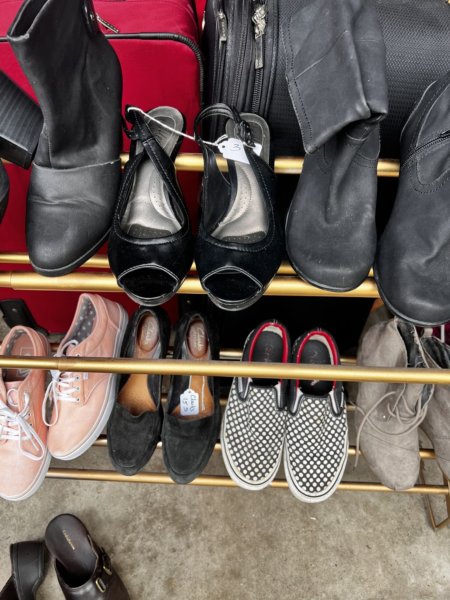 Variety of shoes. Size 6.5-7. See below for more details.