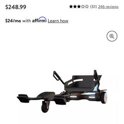 Jetson Light up Hoverboard Go cart 