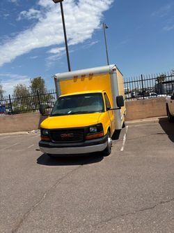 GMC Savana Box Truck Yellow