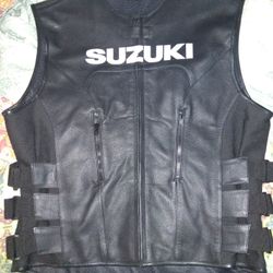 Suzuki Hayabusa Leather Swat Vest 