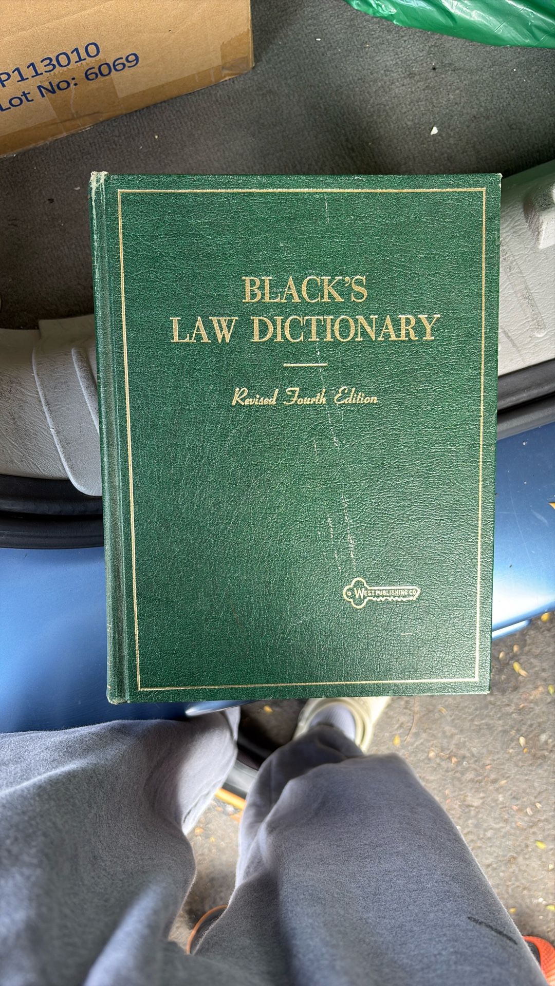 Black’s Law Dictionary Book