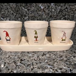 Rae Dunn gnome Planter