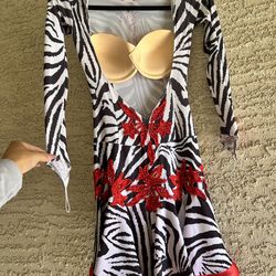 Zebra Latin/Rhythm Dress