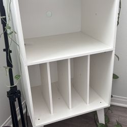 White Vinyl Storage/Stand