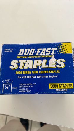Duo-Fast 5000 Series Wide Crown Staples