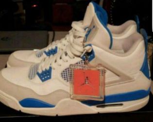 Jordan Retro 4 Miltary Blue Size 13
