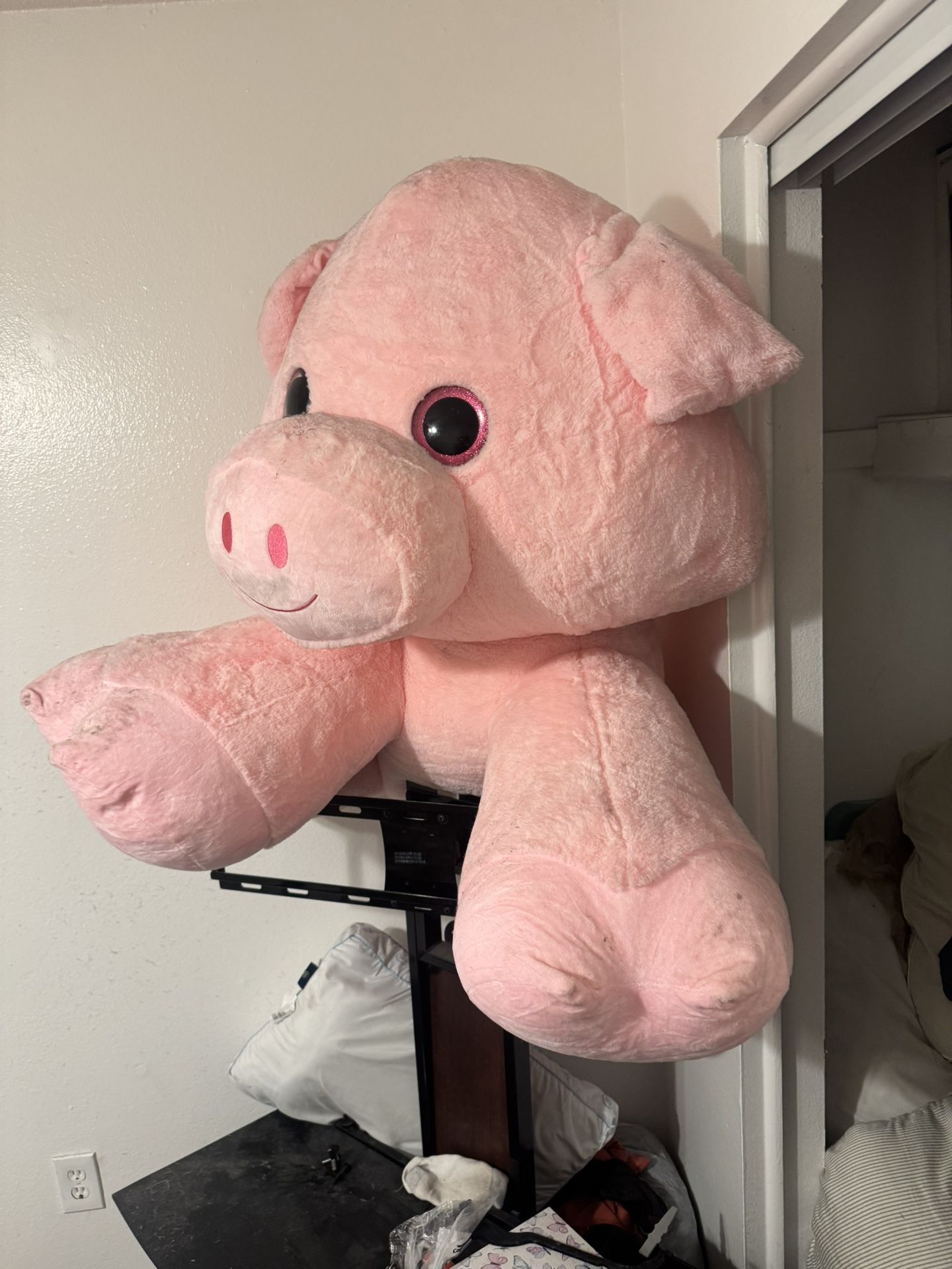 Large Stuffed Animal (Pig)