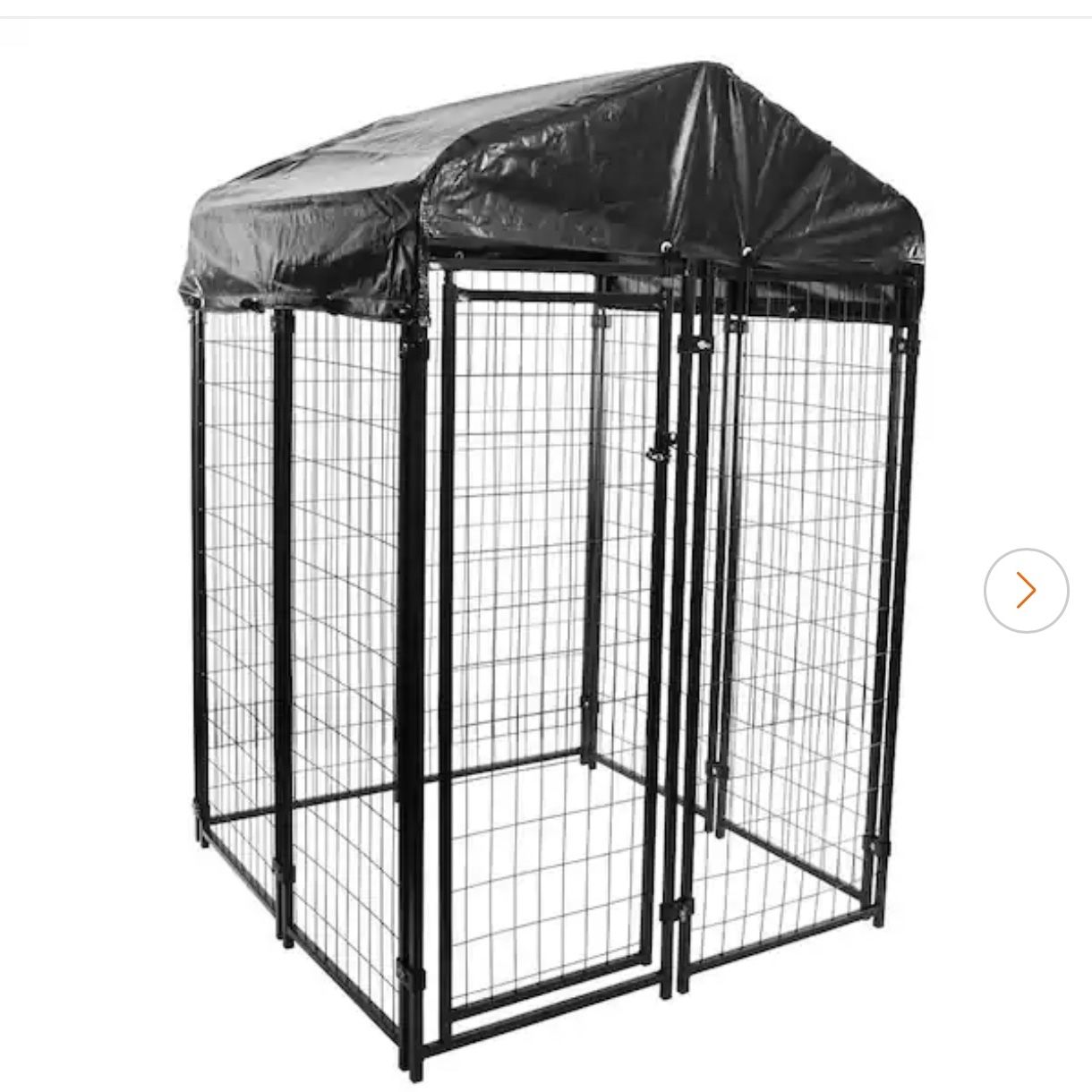 4 ft. x 4 ft. x 6 ft. Outdoor Welded Wire Dog Kennel