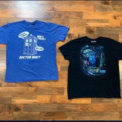 Dr. Who 2XL Shirts Bundle Deal
