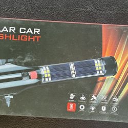 Solar car Flashlight NEW