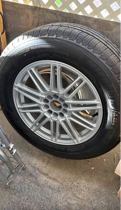 Michelin 225/65R17 Tire on 17 Inch Multi Bolt Pattern Rim