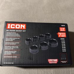 Icon 3/8 Oil Filter Sockets New Firmmm$$$$$