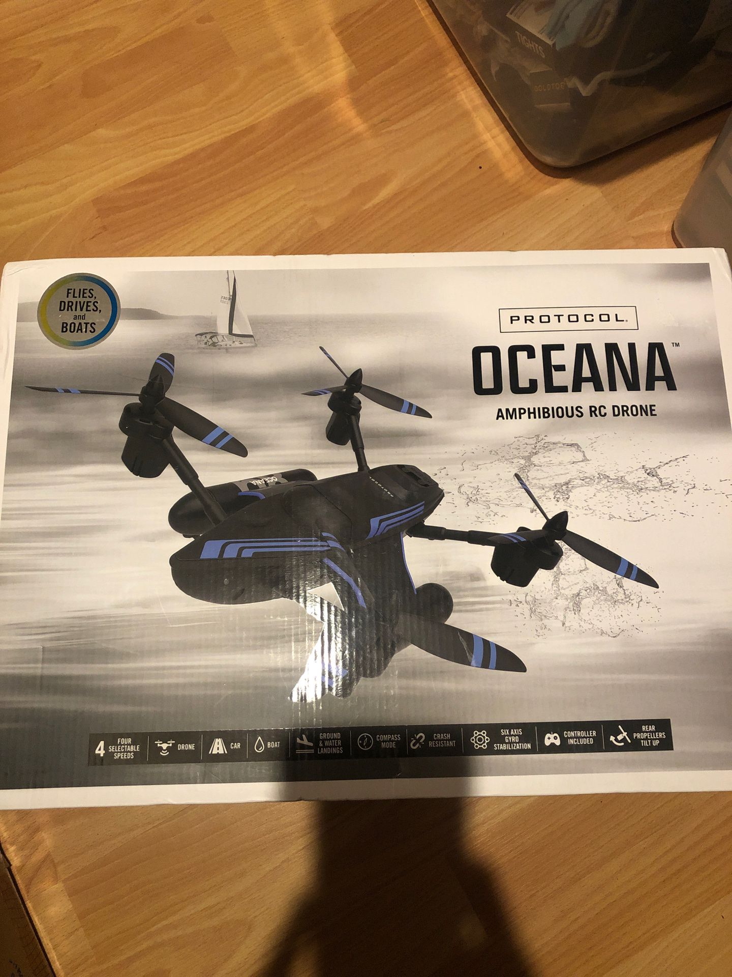 Protocol Oceana Amphibious rc Drone Flies, drives and boats!!
