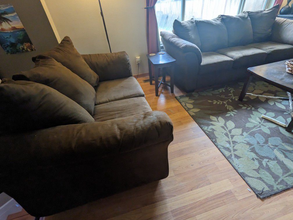 Brown Couches (Set)