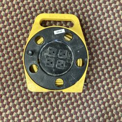 25 Ft Extension Cord Reel With 4 Plugs