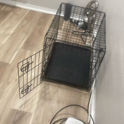 Free Dog Crate – Used Condition (2 ft)