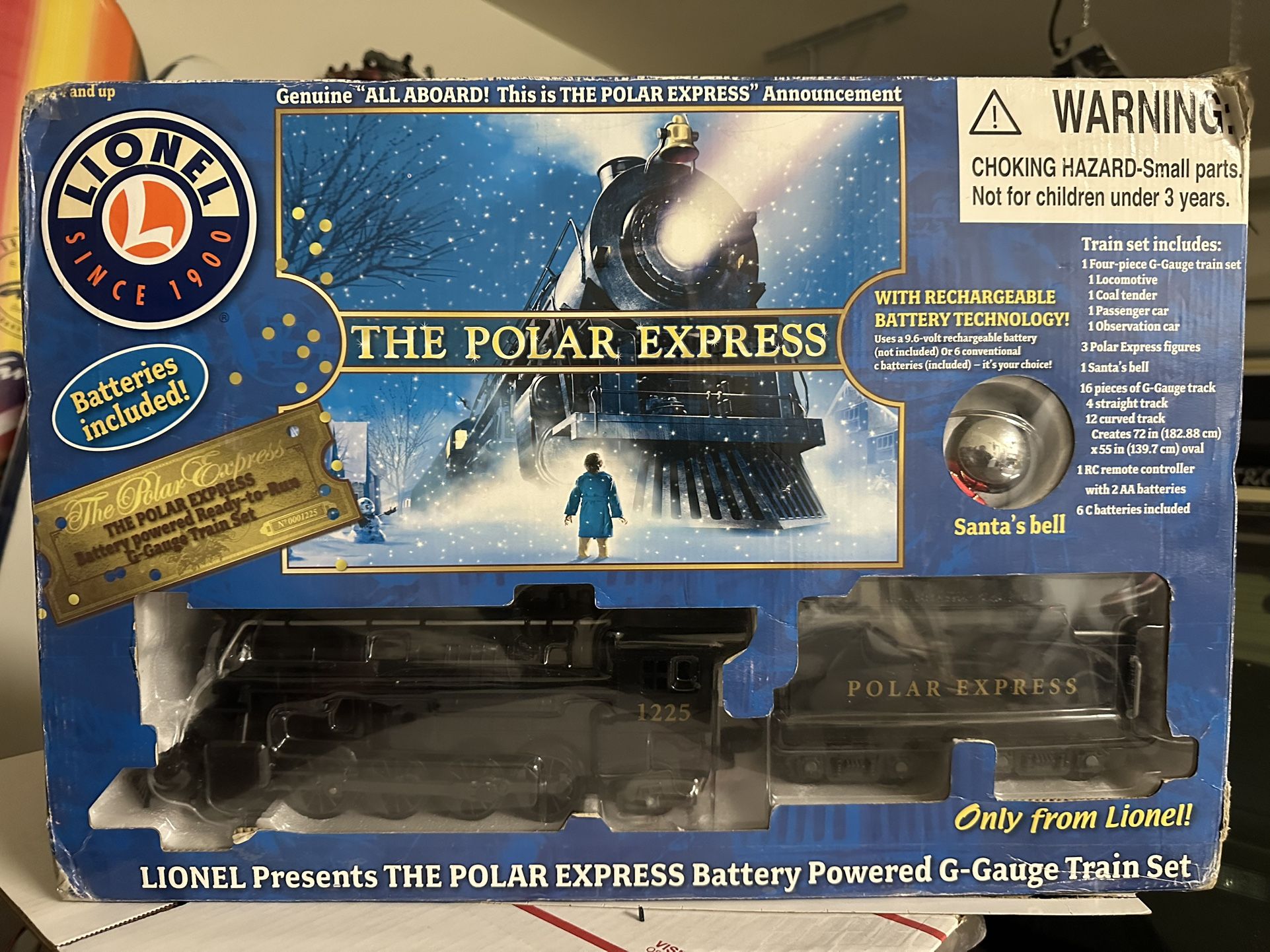 THE POLAR EXPRESS G-GAUGE TRAIN SET (#1225)