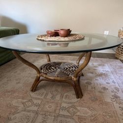 Rattan Coffee Table 