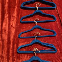Blue Velvet Hangers 25 Pack