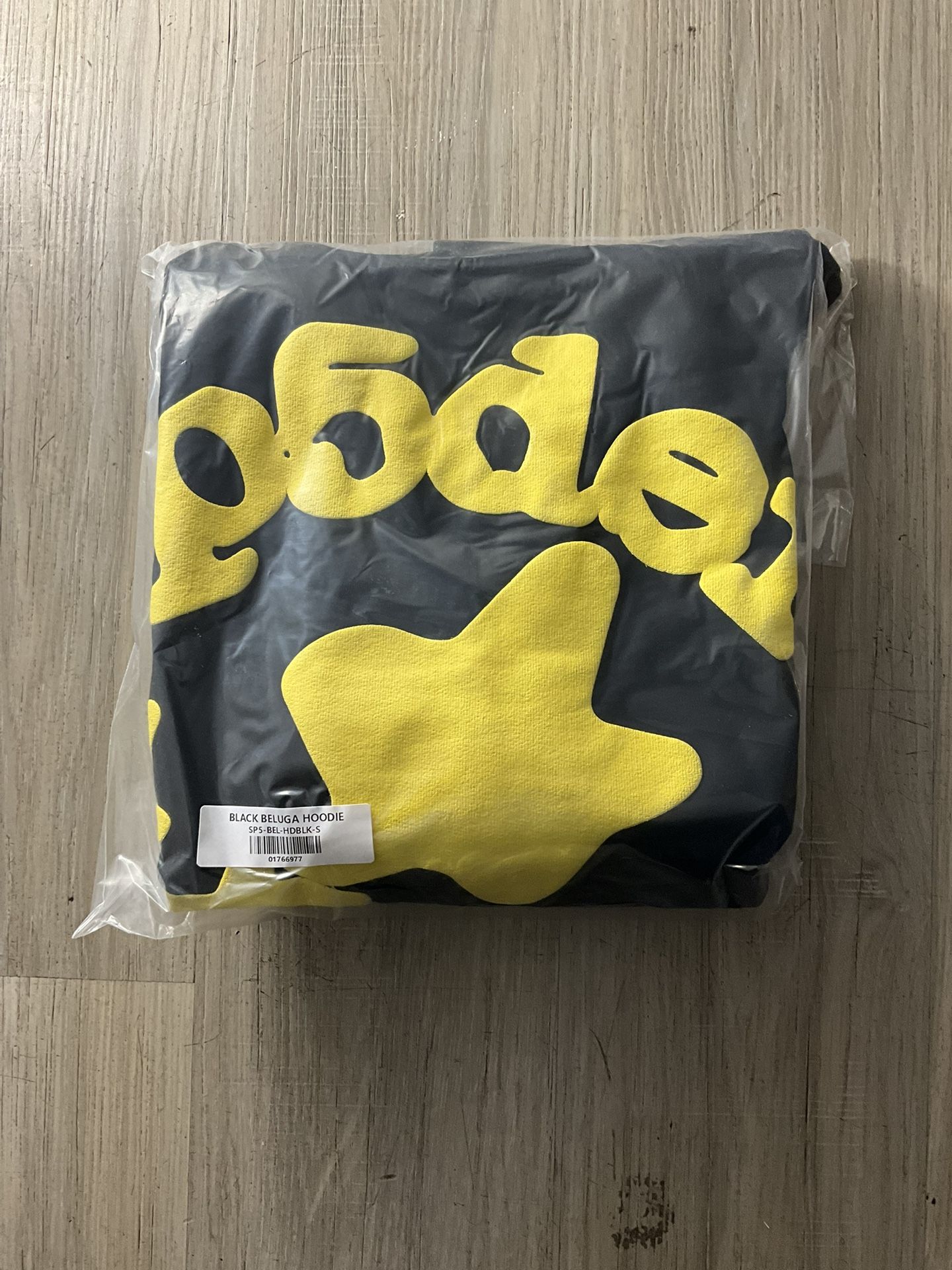 Black and Yellow Sp5der Hoodie
