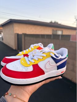 Boys Size 1Y Multicolor Nike Force 1’s