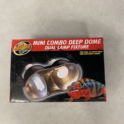 Mini Combo Deep Dome Dual Lamp Fixture 