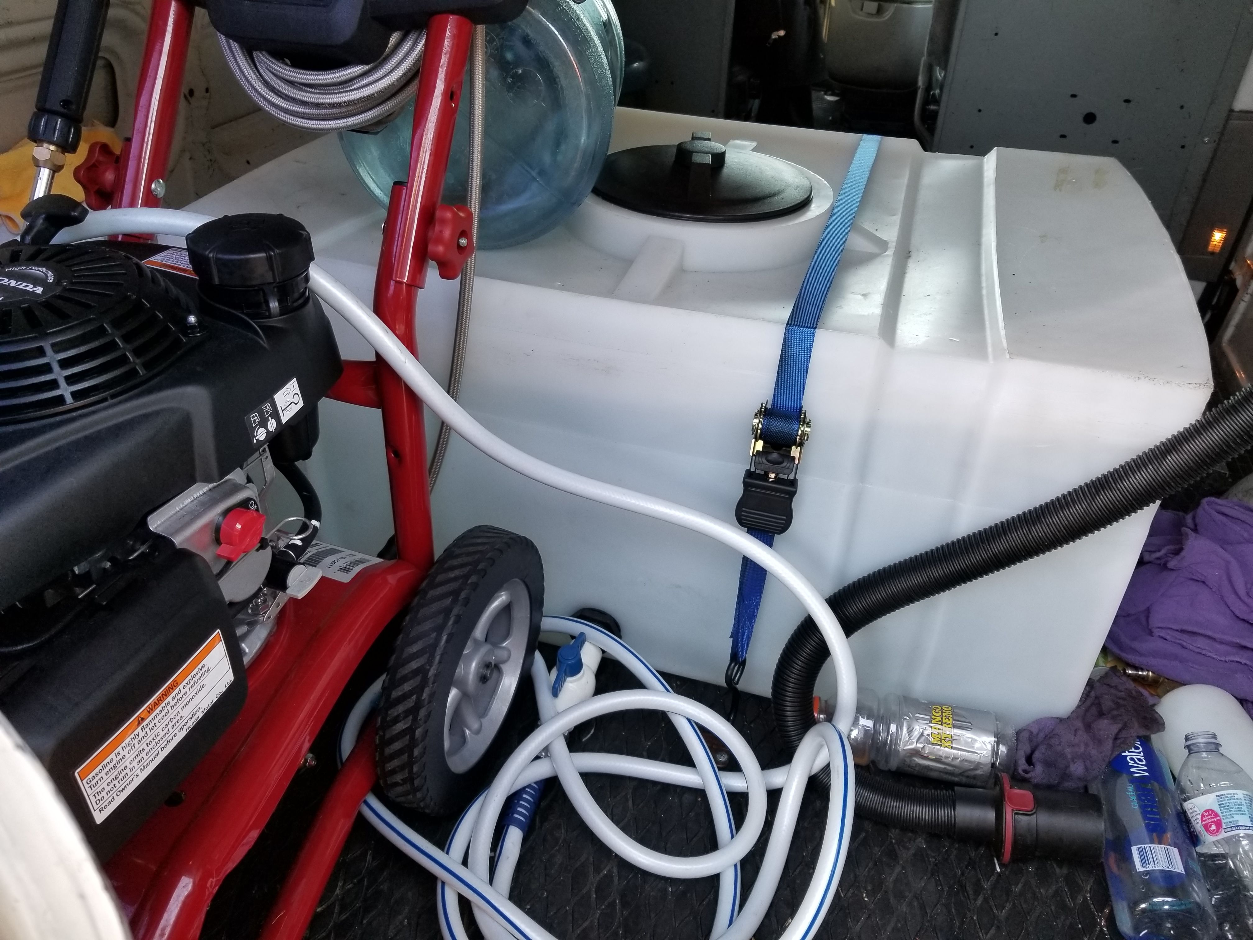 Tanque de agua para car wash