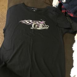 Woman’s Black T-shirt Black