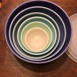 Plastic bowls  / tupperware 