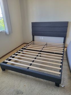 Queen bed frame.