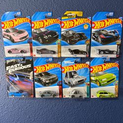 Hot Wheels Fast Cars Bundle (8)