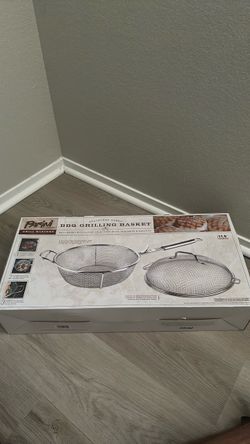 Parini Stainless Steel BBQ Grilling Basket