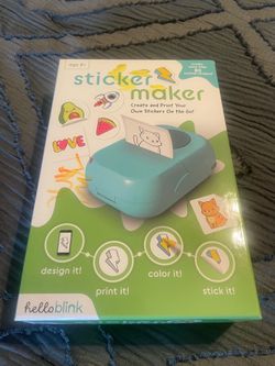 Hello Blink Sticker Maker