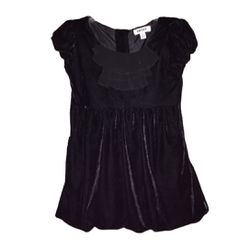DKNY Girl’s Dress Size 4T Black Velvet