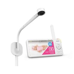 VTECH 1080p Over-The-Crib View Video Baby Monitor with 5” High Definition 720p Display (RM5887HD - White)