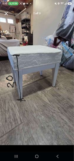 White stool - Great for a project!