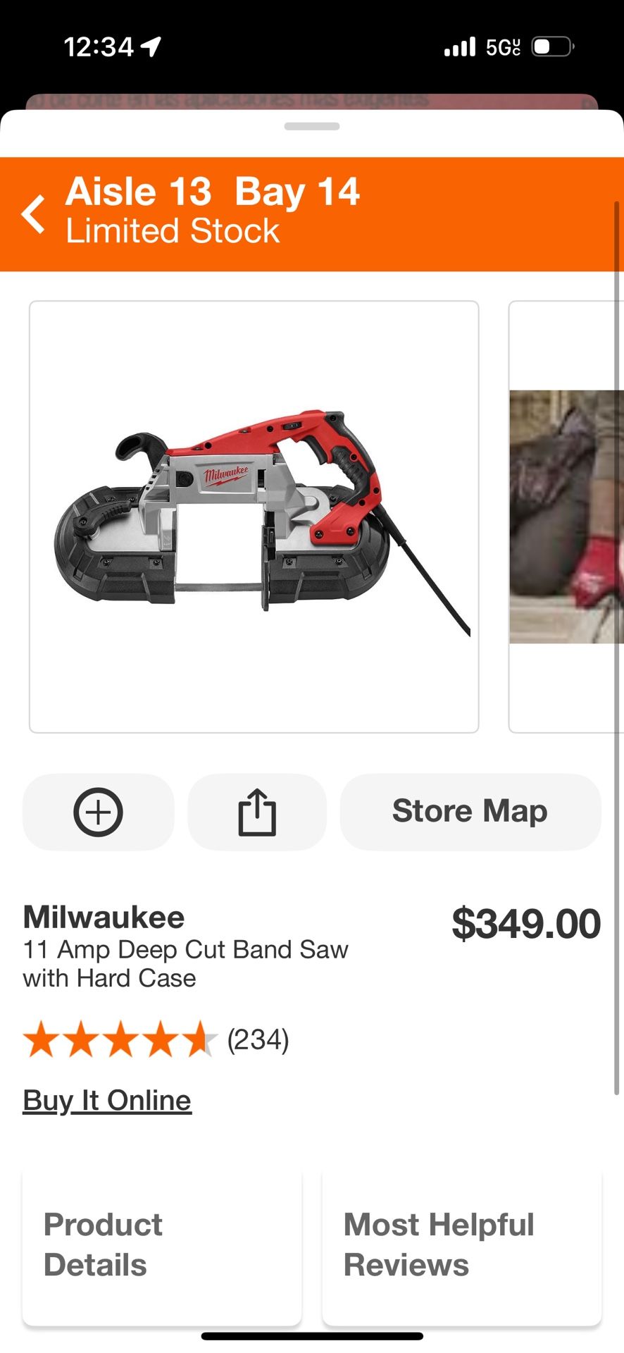 Milwaukee 11 Amp Band Saw 