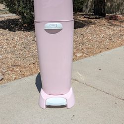 Pink And White Diaper Genie 