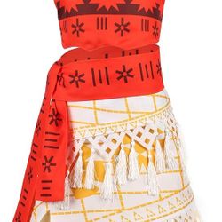 Moana Princess Costume Dress Up Birthday Halloween 