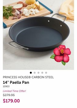 PAELLERA DE 14”D. HIERRO FORJADO DE PRINCESS HOUSE 🌼🌼🌼